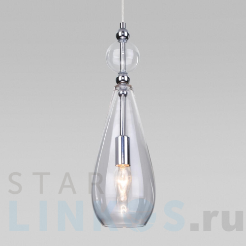 Купить с доставкой Подвесной светильник Eurosvet Ilario 50202/1 прозрачный в Туле