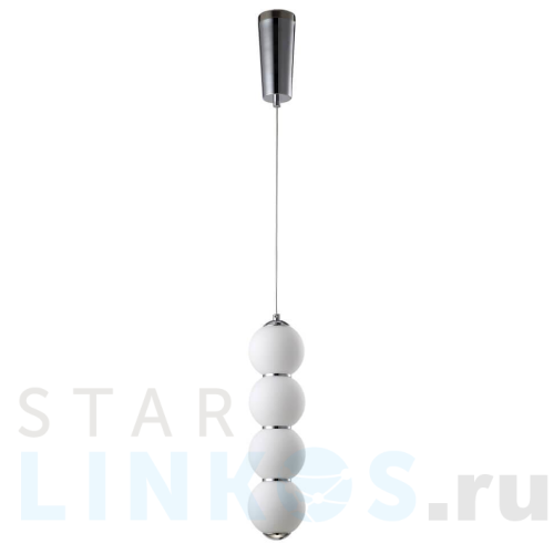 Купить с доставкой Подвесной светодиодный светильник Crystal Lux Desi SP4 Chrome/White в Туле