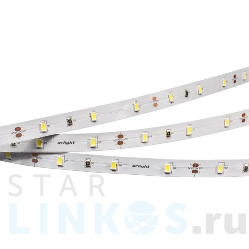 Купить с доставкой Светодиодная лента Arlight 12W/m 30LED/m 5630SMD теплый белый 5M 018109 в Туле