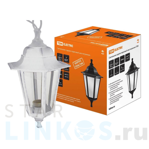 Купить с доставкой Уличный подвесной светильник TDM Electric НСУ 06-60-001 SQ0330-0733 в Туле