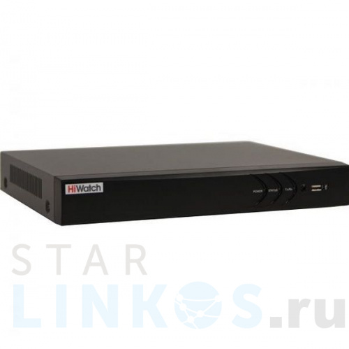 Купить с доставкой Пентаплексный гибридный 16-канальный 4К видеорегистратор HiWatch DS-H216QP с поддержкой PoC в Туле