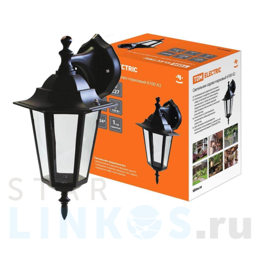 Купить с доставкой Уличный настенный светильник TDM Electric 6100-02 SQ0330-0007 в Туле