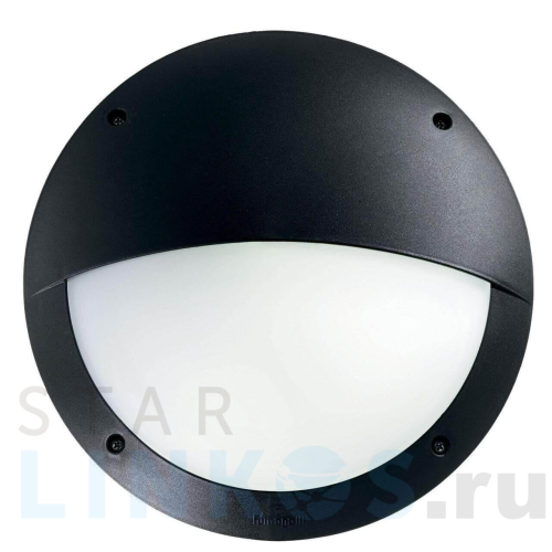 Купить с доставкой Уличный настенный светильник Ideal Lux Lucia-2 AP1 Nero 096698 в Туле