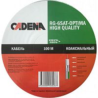 Купить Кабель коаксиальный RG-6SAT-Optima высокого качества CADENA белый в Туле