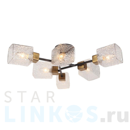 Купить с доставкой Потолочная люстра Arte Lamp Chicago A1547PL-6BK в Туле