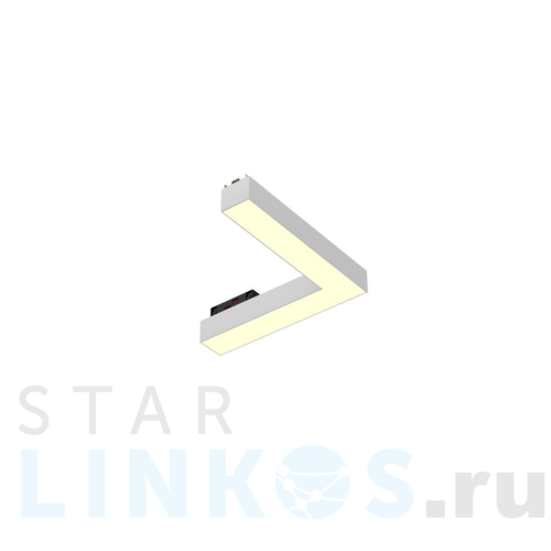 Купить с доставкой Трековый светодиодный светильник 6063 TrackLine Fold Angle (ral9003/200mm/200mm/LT70 — 3K/12W/120deg) 0625204 в Туле