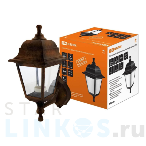 Купить с доставкой Уличный настенный светильник TDM Electric НБУ 04-60-001 SQ0330-0724 в Туле