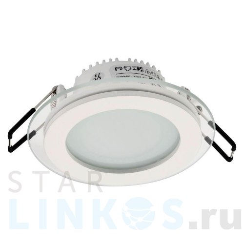 Купить с доставкой Встраиваемый светодиодный светильник Horoz Clara-6 6W 6400K белый 016-016-0006 HRZ33002829 в Туле