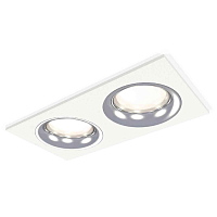 Купить Комплект встраиваемого светильника Ambrella light Techno Spot XC7635003 SWH/PSL белый песок/серебро полированное (C7635, N7012) в Туле