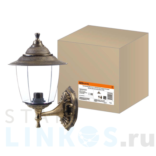 Купить с доставкой Уличный настенный светильник TDM Electric Прага Эл-11-71Б SQ0330-0523 в Туле