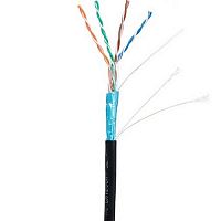 Купить Кабель F/UTP NETLAN EC-UF004-5E-PE-BK кабель внешний Cat 5e, 305 м в Туле