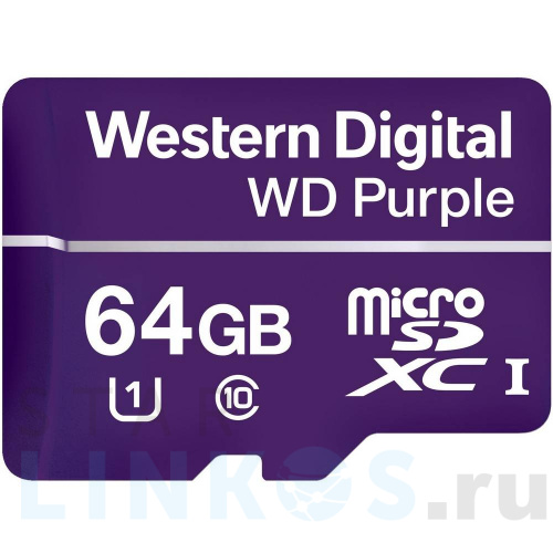 Купить с доставкой Карта памяти Western Digital WDD064G1P0A емкостью 64 Гбайт в Туле