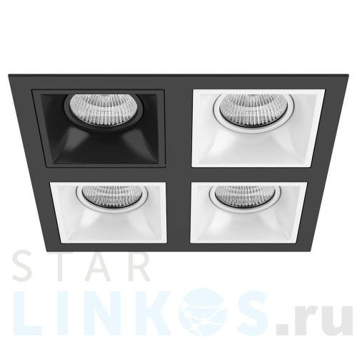 Купить с доставкой Встраиваемый светильник Lightstar Domino (214547+214507+214506+214506+214506) D54707060606 в Туле