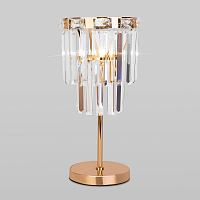Купить Настольная лампа Eurosvet Elegante 01136/1 золото/прозрачный хрусталь Strotskis в Туле