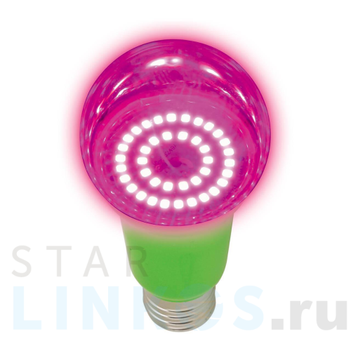 Купить с доставкой Лампа светодиодная для растений Uniel E27 15W прозрачная LED-A60-15W/SPSB/E27/CL PLP30GR UL-00004582 в Туле