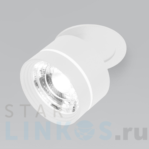 Купить с доставкой Встраиваемый светодиодный светильник Elektrostandard Stark 25035/LED 8W 4200K белый a062933 в Туле