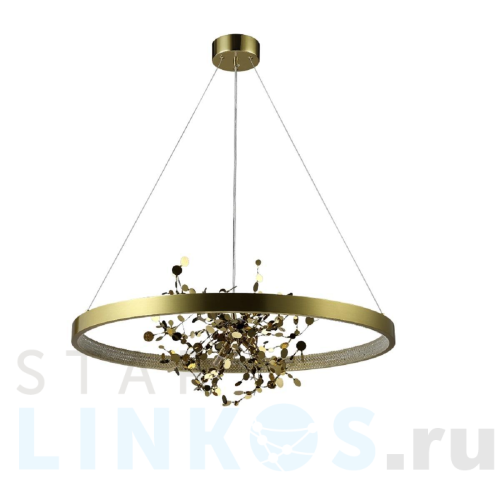 Купить с доставкой Подвесная люстра Crystal Lux GARDEN SPLED+4 D800 GOLD в Туле