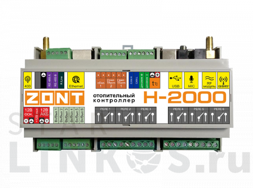 Купить с доставкой Контроллер универсальный ZONT H-2000 Plus в Туле