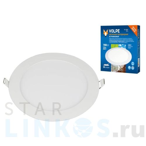 Купить с доставкой Встраиваемый светодиодный светильник Volpe ULM-Q236 18W/6500K WHITE UL-00004665 в Туле