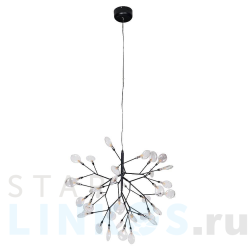 Купить с доставкой Подвесная люстра Crystal Lux Evita SP36 Black/Transparent в Туле