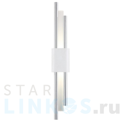 Купить с доставкой Настенный светодиодный светильник Crystal Lux CARTA AP6W LED WHITE/CHROME в Туле