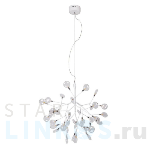 Купить с доставкой Подвесная люстра Crystal Lux Evita SP36 White/Transparent в Туле