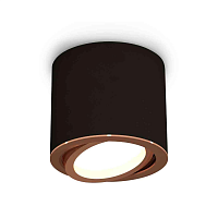Купить Комплект накладного светильника Ambrella light Techno Spot XS7402004 SBK/PPG черный песок/золото розовое полированное (C7402, N7005) в Туле