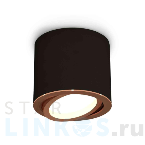 Купить с доставкой Комплект накладного светильника Ambrella light Techno Spot XS7402004 SBK/PPG черный песок/золото розовое полированное (C7402, N7005) в Туле