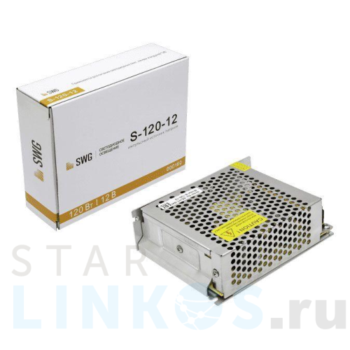 Купить с доставкой Блок питания SWG 12V 120W IP20 10A S-120-12 000160 в Туле