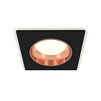 Купить Комплект встраиваемого светильника Ambrella light Techno Spot XC6521005 SBK/PPG черный песок/золото розовое полированное (C6521, N6114) в Туле