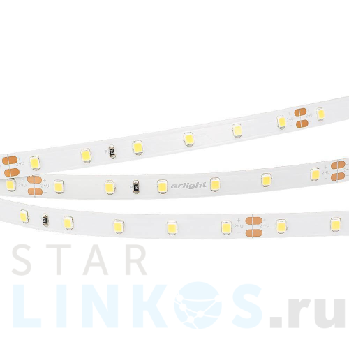 Купить с доставкой Светодиодная лента Arlight 7,2W/m 60LED/m 2835SMD дневной белый 5M 020012(2) в Туле