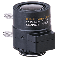 Купить Вариофокальный 4 Мп объектив TRASSIR TR-L4M2.7D2.7-13.5IR с ИК-коррекцией, АРД в Туле