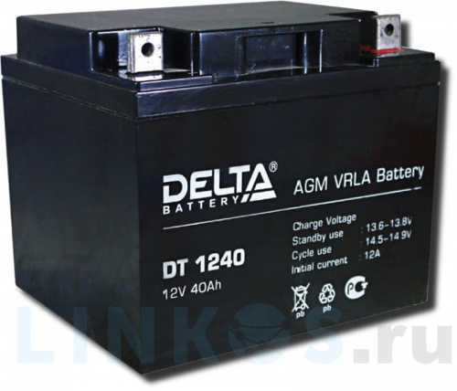 Купить с доставкой Аккумулятор Delta DT 1240 в Туле