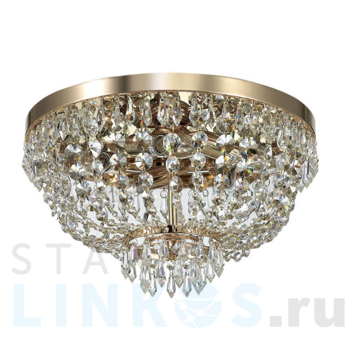 Купить с доставкой Потолочный светильник Ideal Lux Caesar PL5 Oro 114675 в Туле