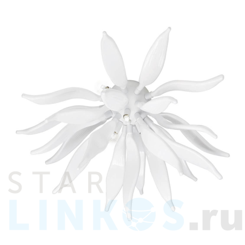 Купить с доставкой Потолочный светильник Ideal Lux Leaves PL6 Bianco 112299 в Туле