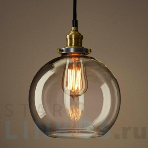 Купить с доставкой Подвесной светильник Imperium Loft Clear Glass Sphere Cloche 191634-22 в Туле