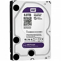 Купить 6 ТБ жесткий диск WD60PURZ серии WD Purple для систем видеорегистрации в Туле