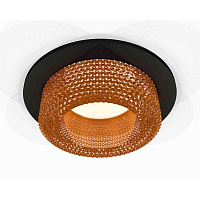 Купить Комплект встраиваемого светильника Ambrella light Techno Spot XC7622024 SBK/CF черный песок/кофе (C7622, N7195) в Туле