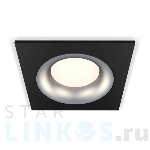 Купить с доставкой Комплект встраиваемого светильника Ambrella light Techno Spot XC7632004 SBK/MCH черный песок/хром матовый (C7632, N7013) в Туле