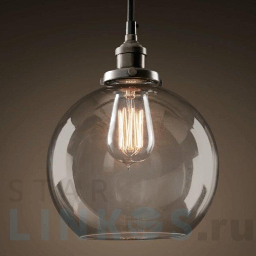 Купить с доставкой Подвесной светильник Imperium Loft Clear Glass Sphere Cloche 73694-22 в Туле