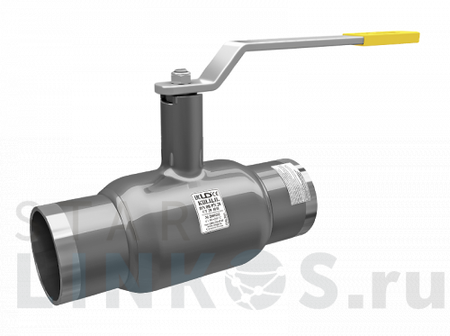 Купить с доставкой Кран шаровой стальной приварное соединение Ду125 Ру25 в Туле фото 2