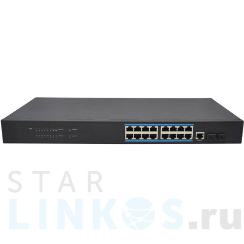 Купить с доставкой Управляемый 16-портовый коммутатор Gigabit Ethernet Osnovo SW-71602/L2 в Туле