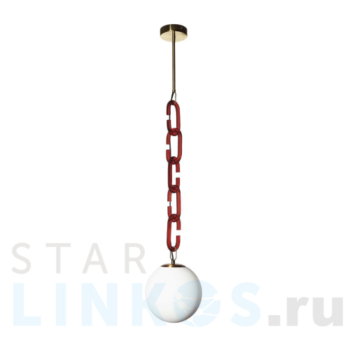 Купить с доставкой Подвесной светильник Loft IT Chain 10128P Red в Туле