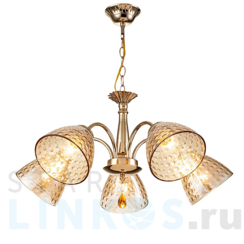 Купить с доставкой Подвесная люстра Escada Freesia 658/5PL Gold в Туле