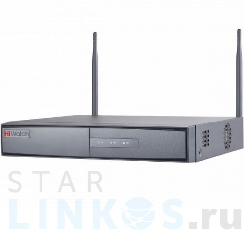 Купить с доставкой Сетевой 4-канальный видеорегистратор HiWatch DS-N304W c Wi-Fi модулем в Туле