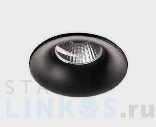 Купить с доставкой Встраиваемый светодиодный светильник Italline IT06-6016 black 3000K в Туле