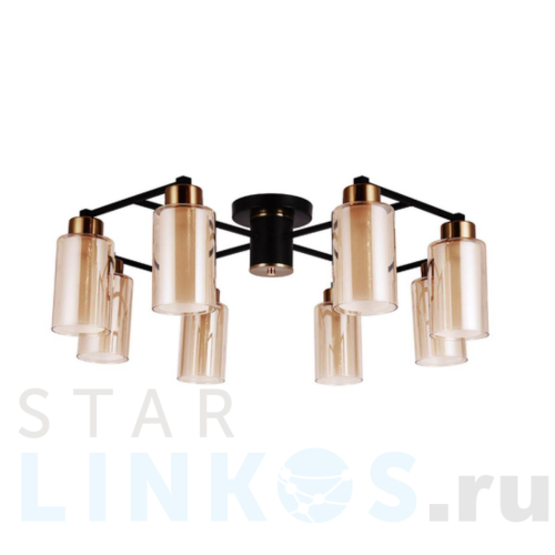 Купить с доставкой Потолочная люстра Arte Lamp Leo A7027PL-8BK в Туле