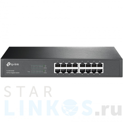 Купить с доставкой Неуправляемый сетевой Gigabit Ethernet коммутатор TP-Link TL-SG1016D в Туле
