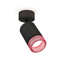 Купить Комплект накладного светильника Ambrella light Techno Spot XM6313003 SBK/PI черный песок/розовый (A2210, C6313, N6152) в Туле