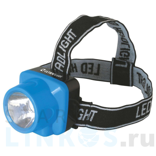 Купить с доставкой Налобный светодиодный фонарь Ultraflash Headlite аккумуляторный 63х58 10 лм LED5374 12427 в Туле